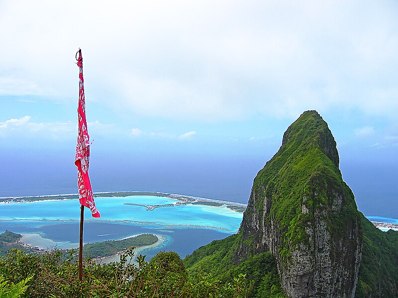 bora bora vista dal mt pahia