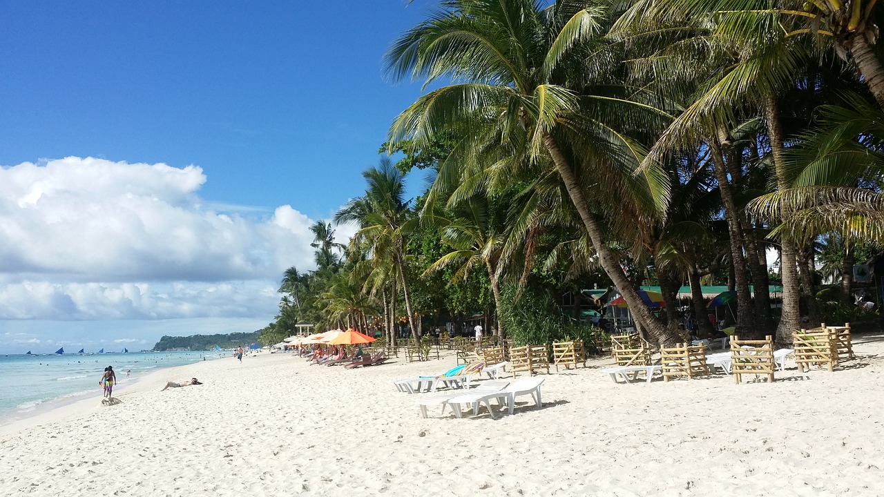 boracay plaj filipinler cumhuriyeti