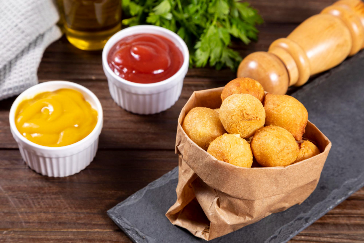 brazilian snacks stuffed fried balls