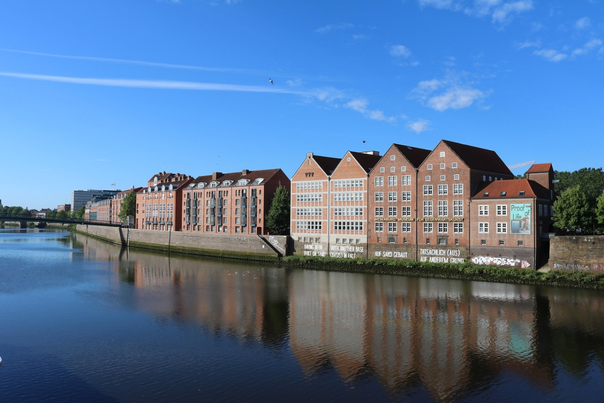 brema weser indugiare acqua citta