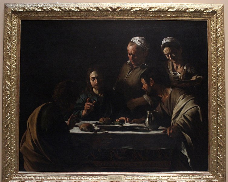 cena in emmaus caravaggio