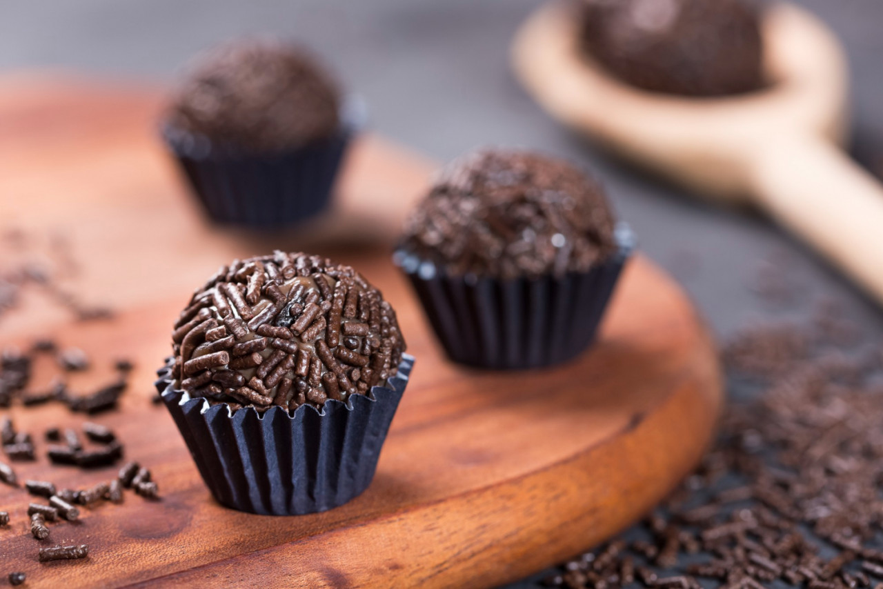 brigadeiro traditional brazilian sweet chocolate candy