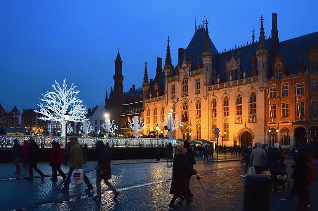 bruges belgio natale