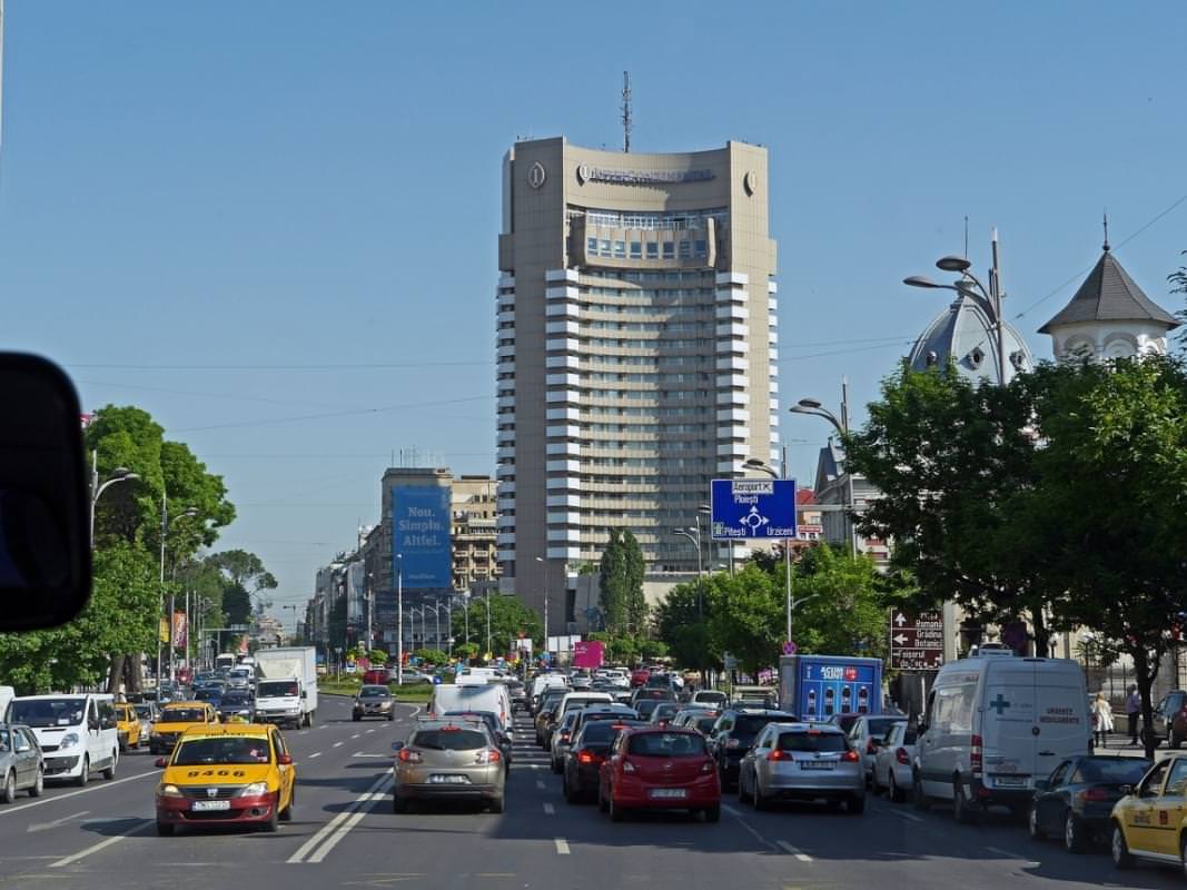 bucarest traffico smog