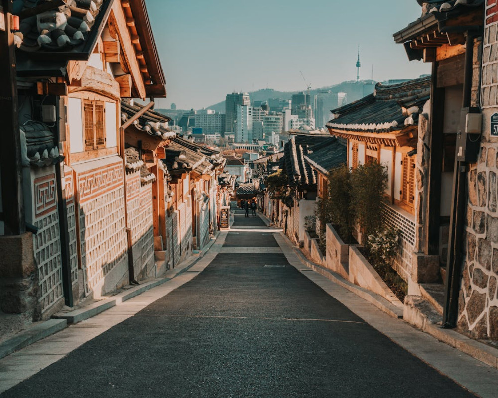 bukchon hanok village in korea