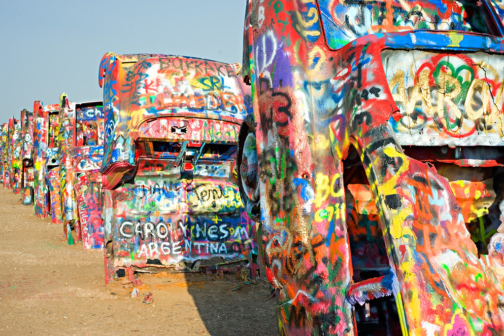 cadillac ranch stacked color