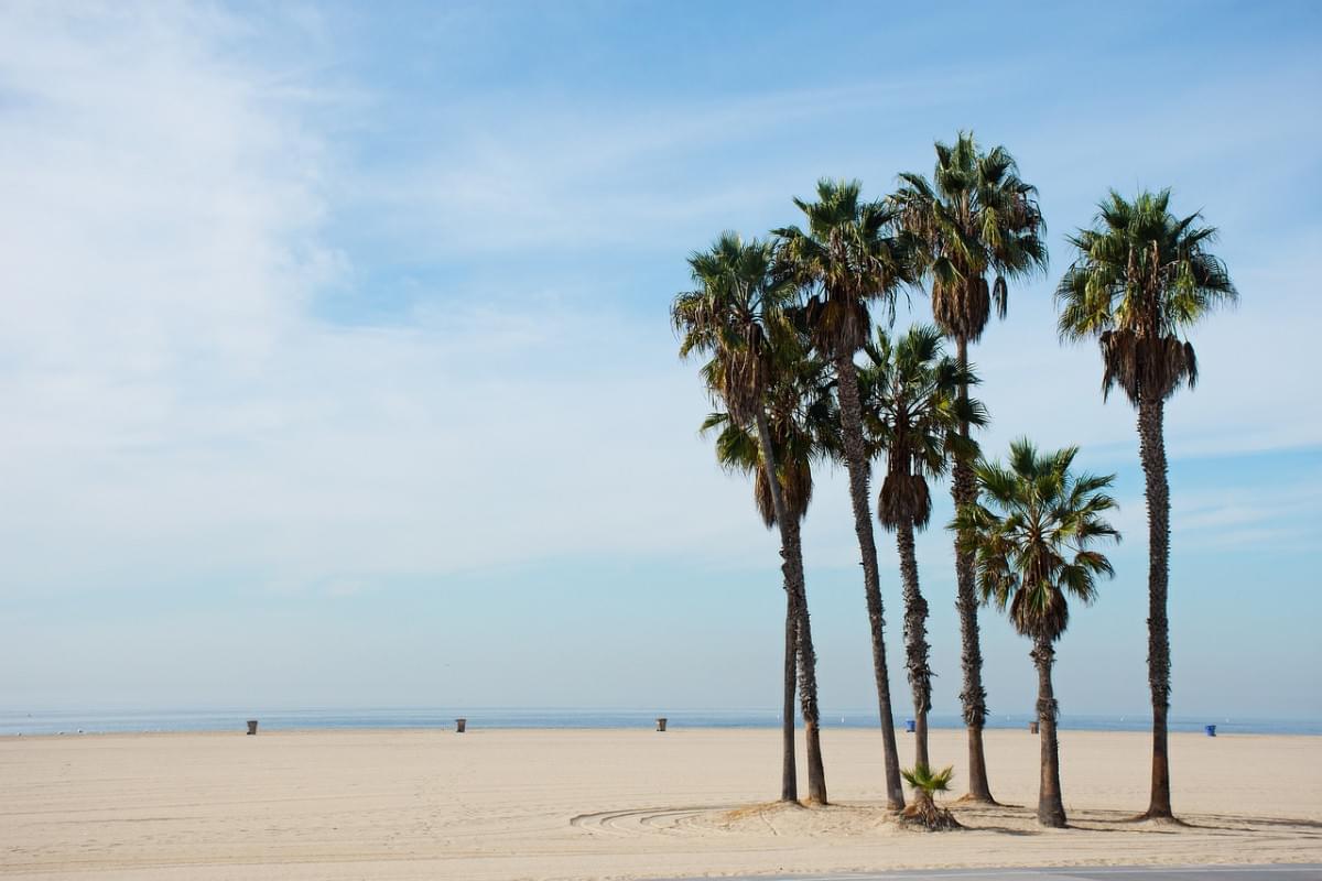 california santa monica spiaggia