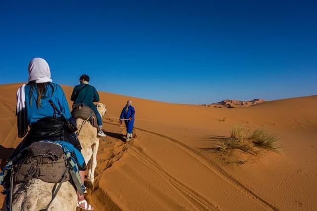 cammellata nel deserto di agafay marrakech