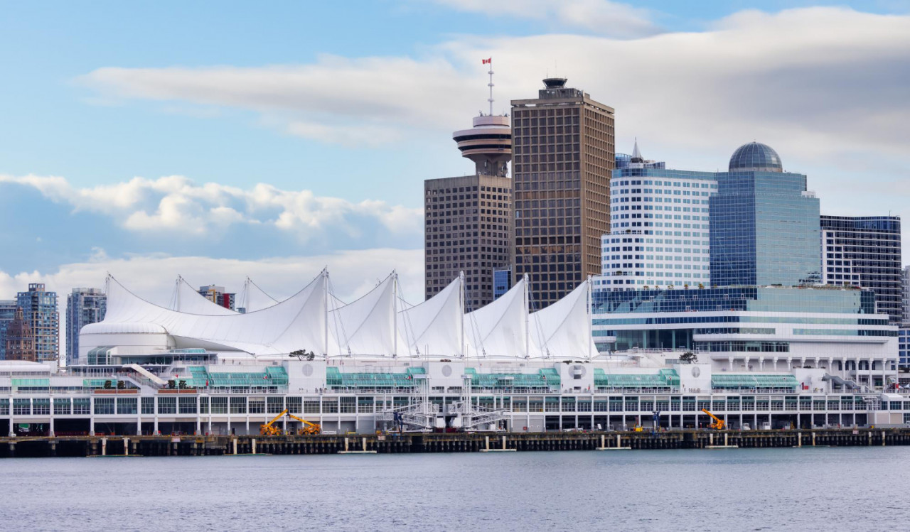 canada place modern city skyline coal harbour