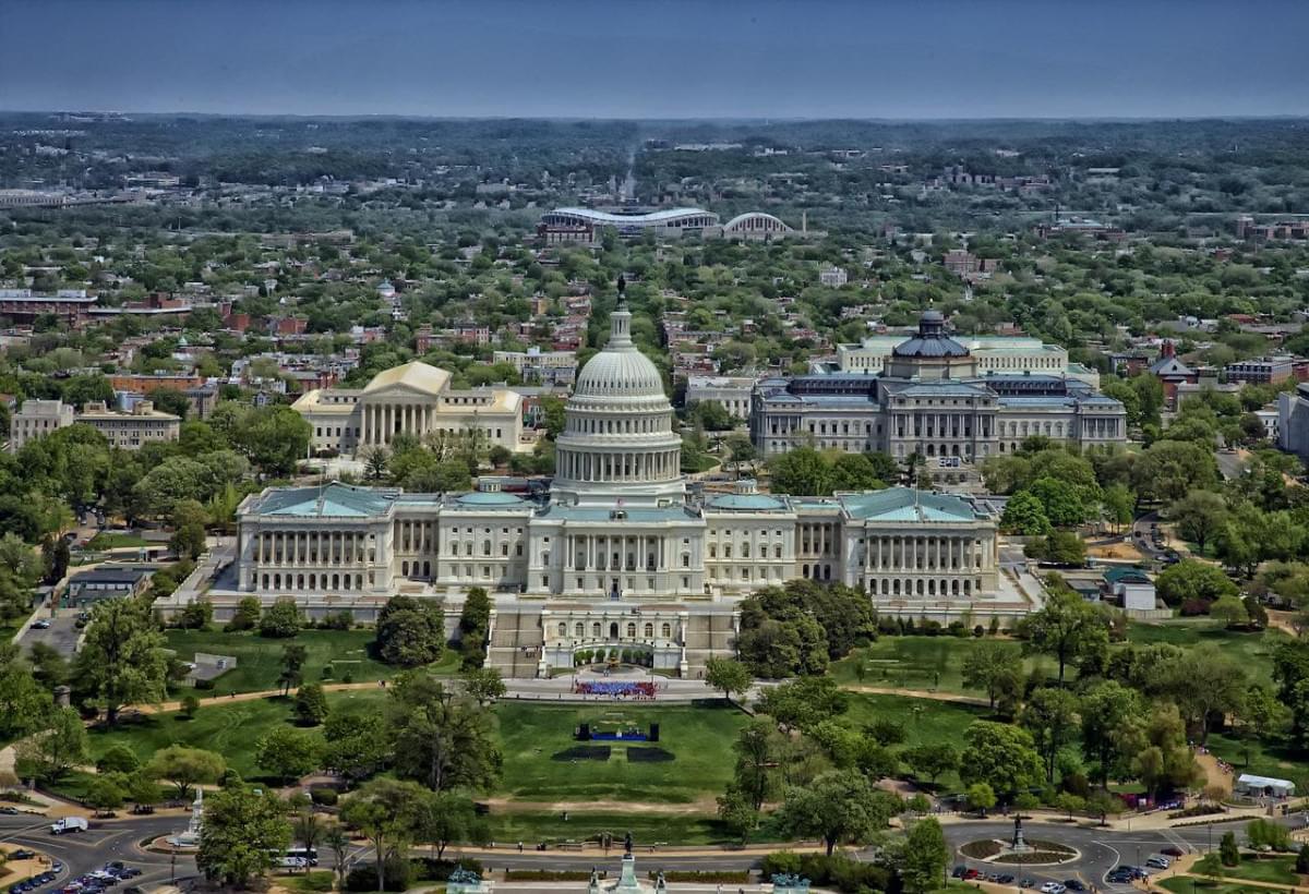 capitale washington dc vista aerea