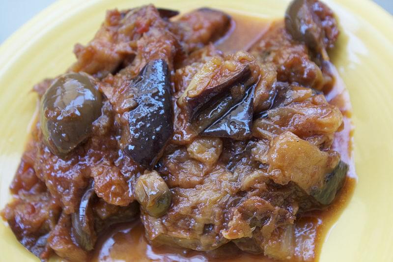 caponata di melanzane siciliana