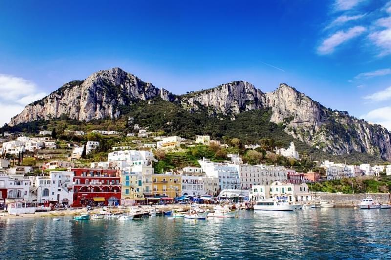 capri panorama dal mare