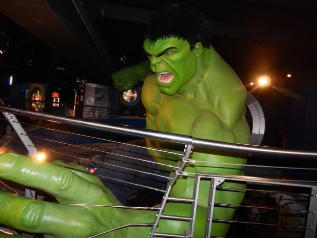 carcassa statua cera hulk