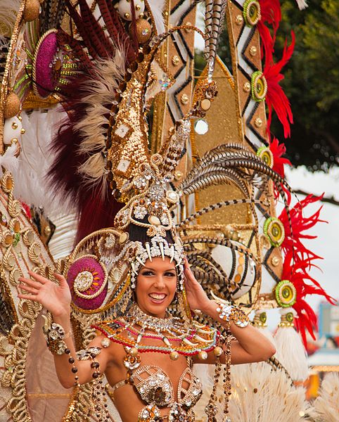 carnaval de santa cruz de tenerife carnival dame 2012