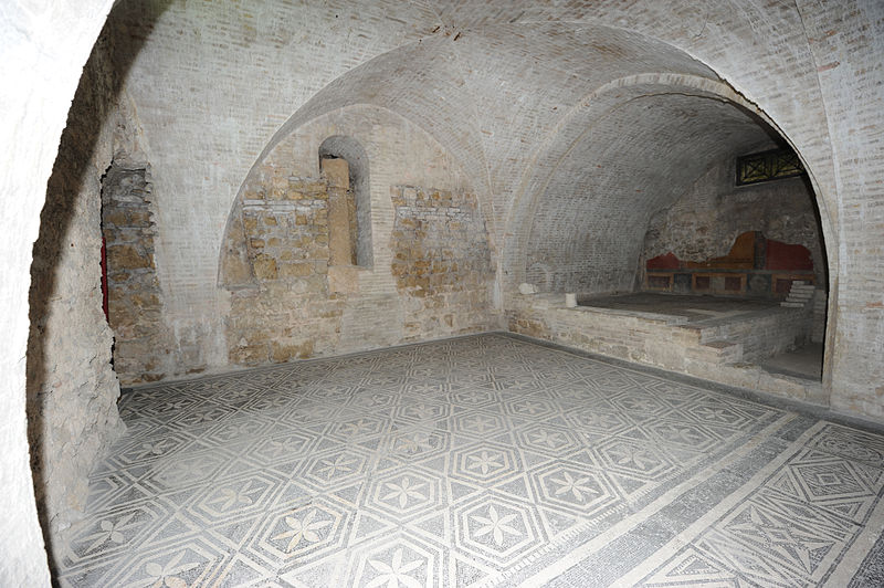 casa romana tablinium e triclinium