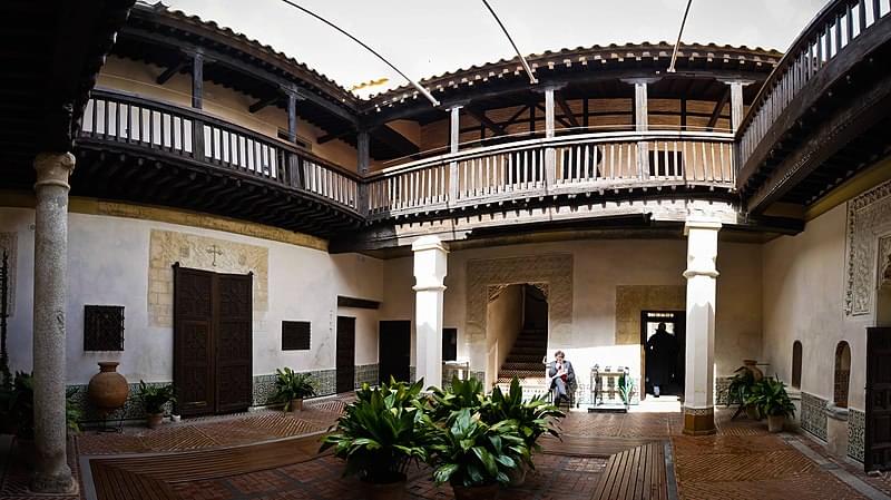 casa y museo del greco panorama del patio interior