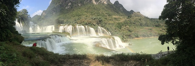 cascata detian alta da vietnam