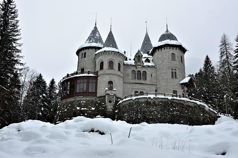 castel savoia neve inverno