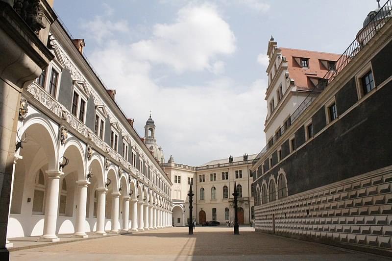 castello di dresda cortile