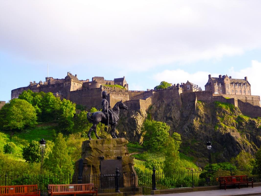 castello di edimburgo scozia scozia