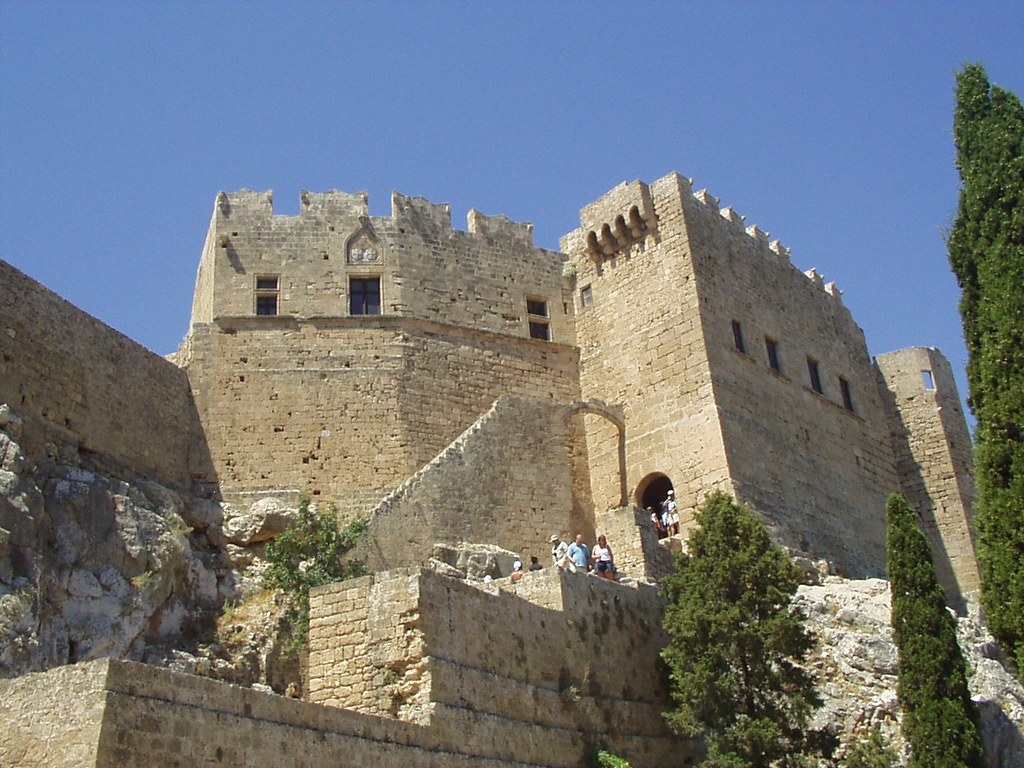 castello di lindos rodi grecia