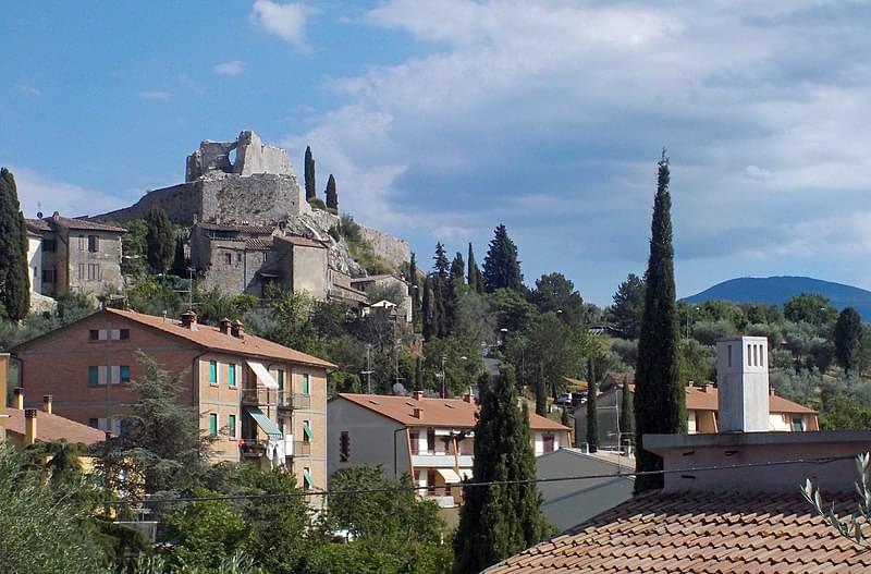 castiglione d orcia con la rocca aldobrandesca