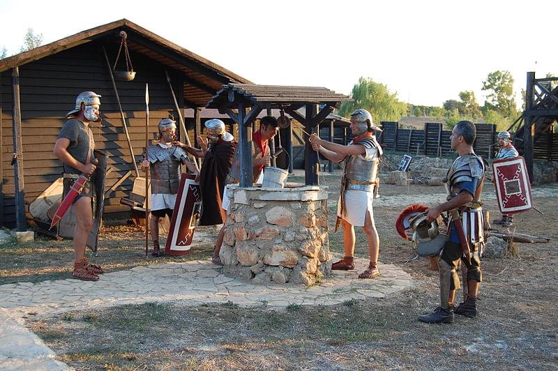 castrum romano la crucca inside sardegna