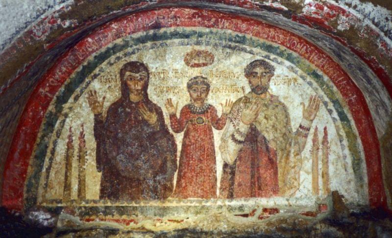 catacombe di san gennaro affresco