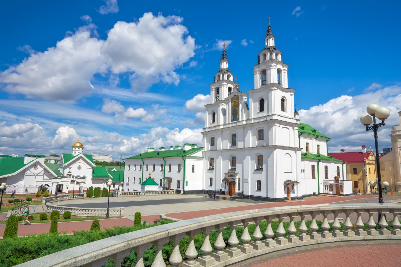 cathedral holy spirit minsk main orthodox church belarus