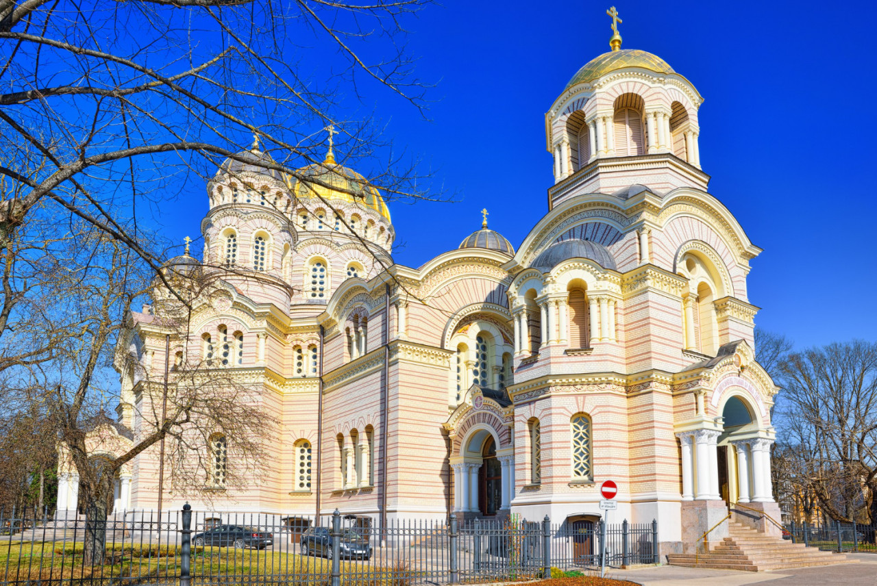 cathedral nativity christ riga cathedral latvian orthodox church