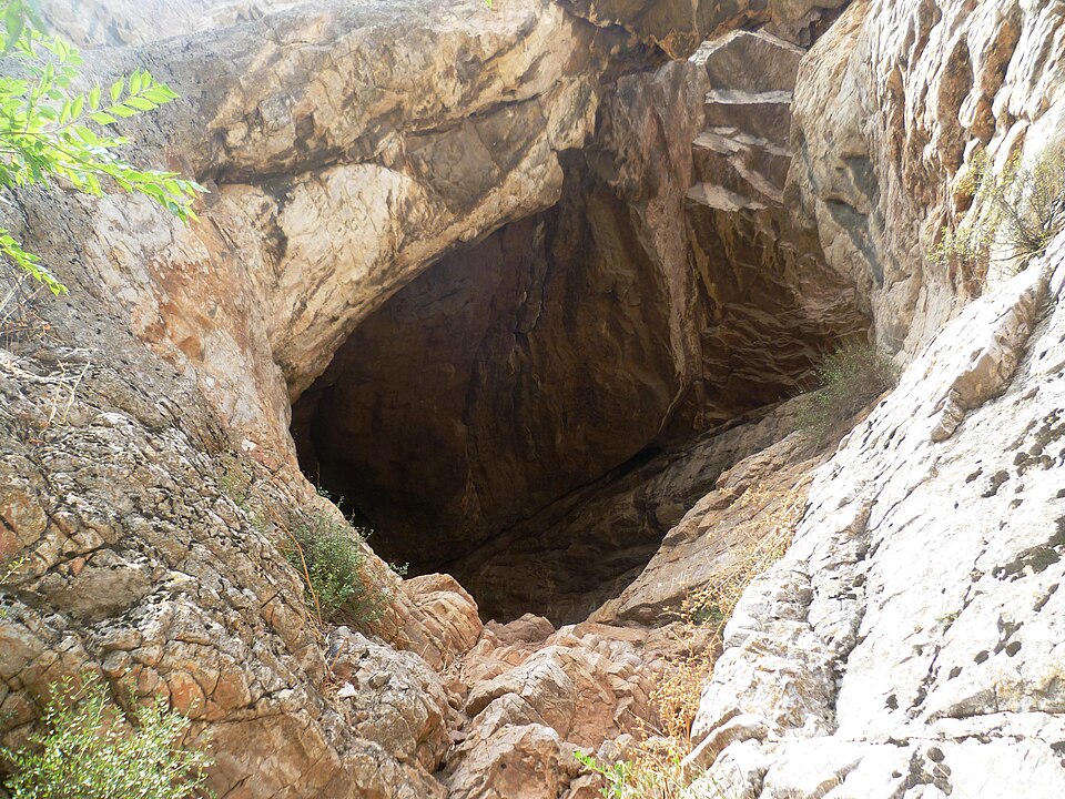 cave on sulaiman too mountain kyrgyzstan
