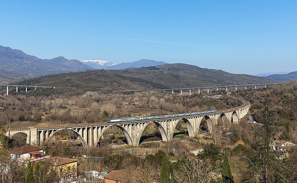 centola nuovo viadotto ferroviario sul fiume mingardo 1