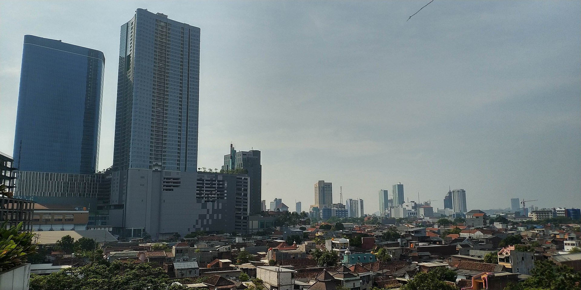 central surabaya view taken from jw marriott surabaya