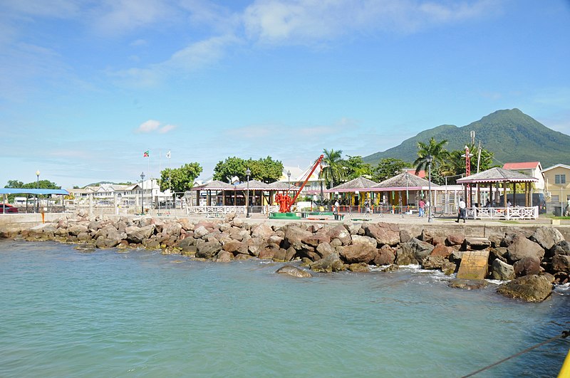 charlestown dock on nevis