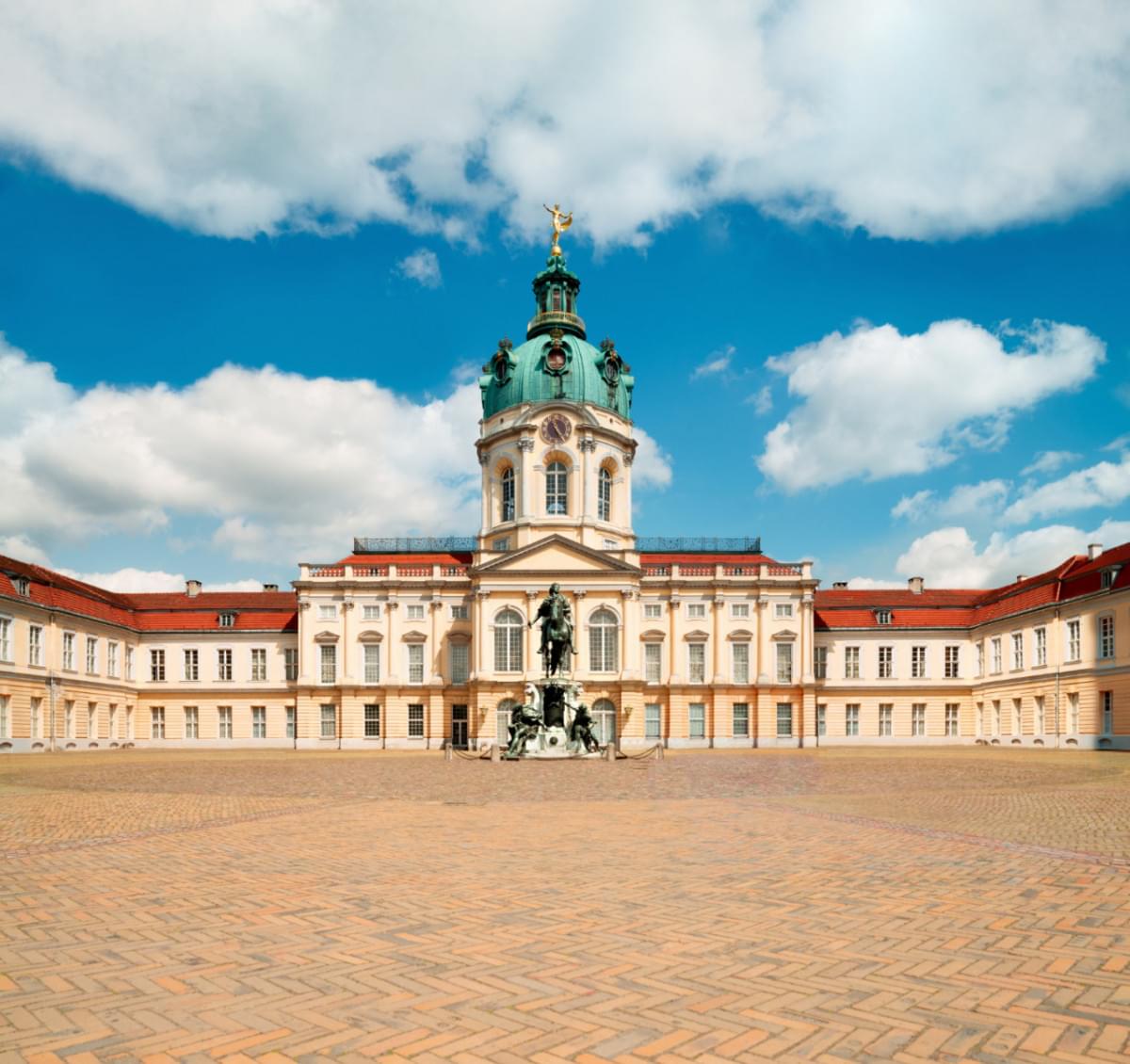 charlottenburg papace berlin bright sunny day