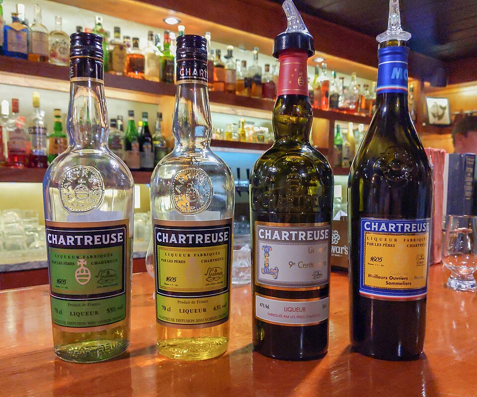 chartreuse bottles