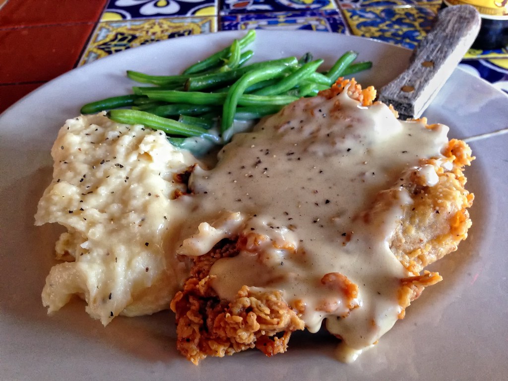 chicken fried steak from the allgood cafe