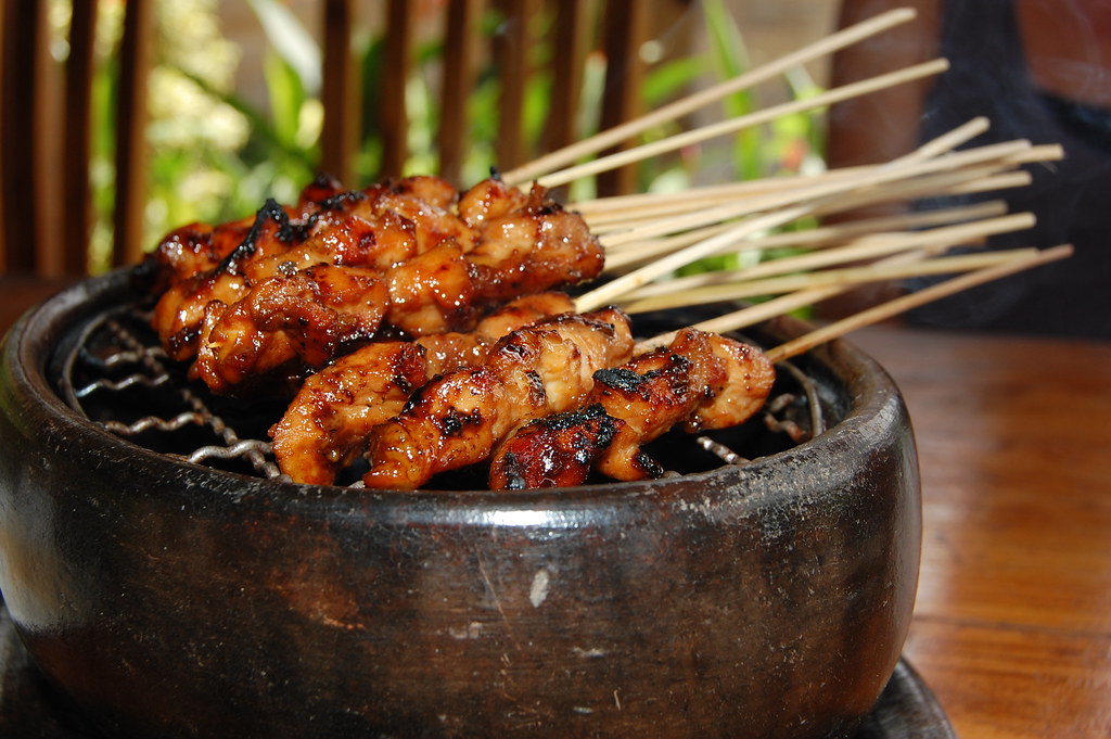 chicken satay bali indonesia