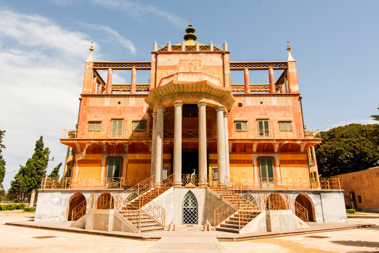 chinese building palermo sicily italy