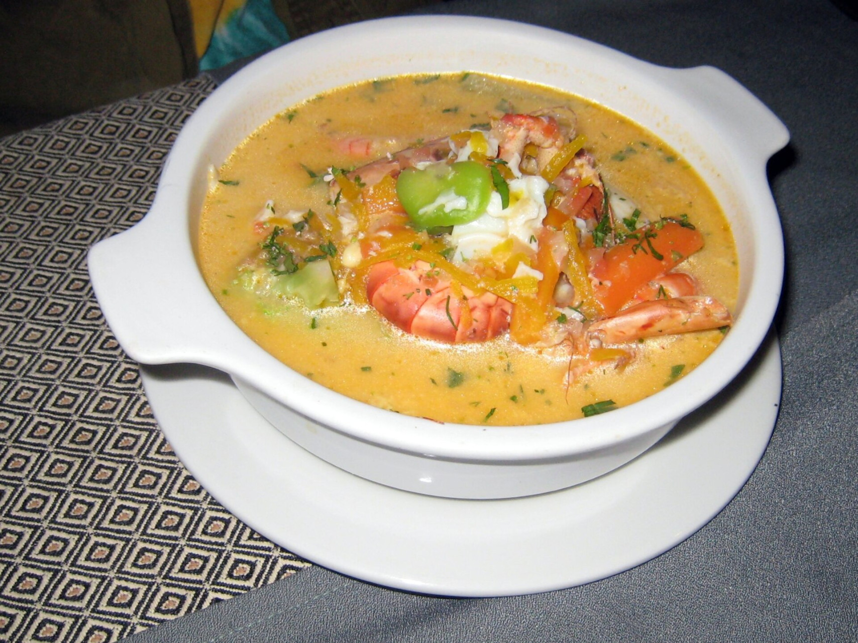 chupe de camarones