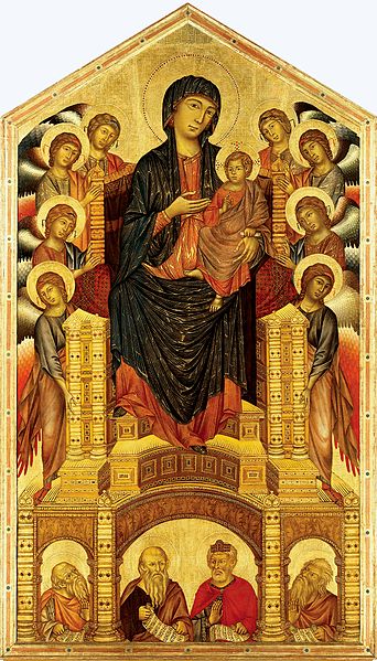 cimabue trinita madonna