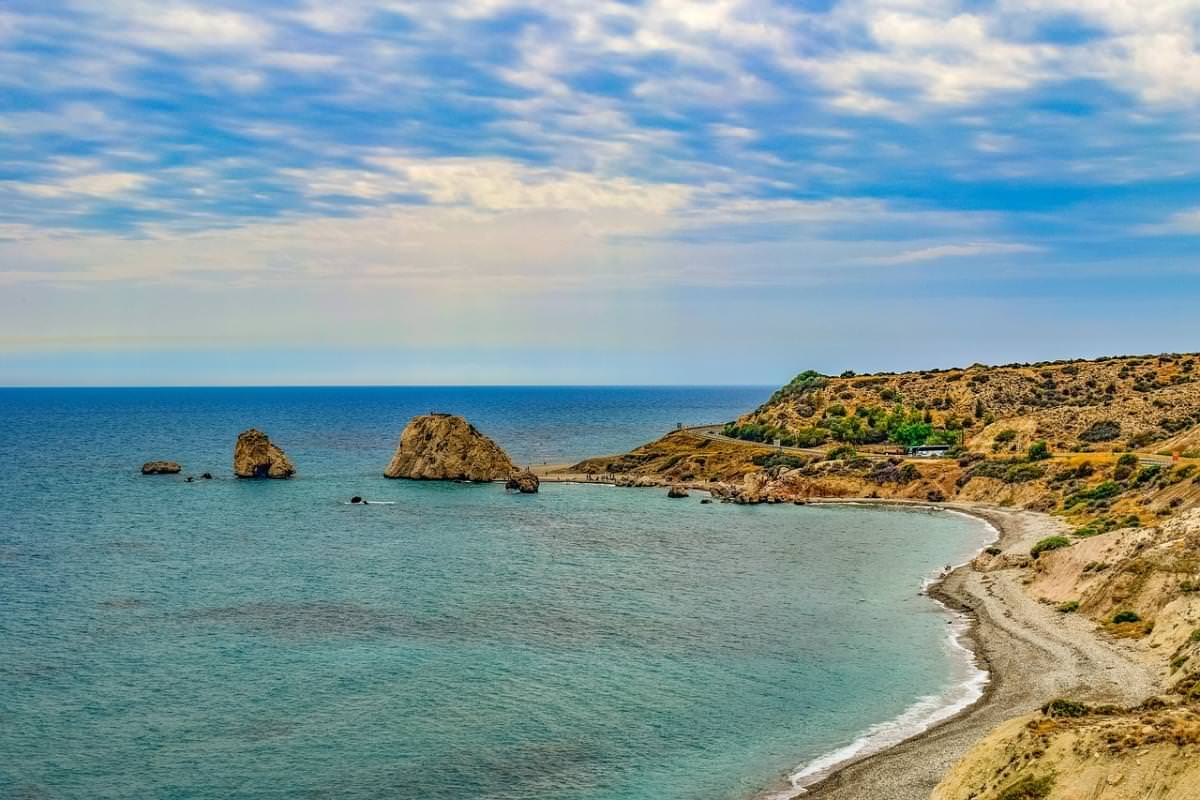cipro roccia di afrodite panorama
