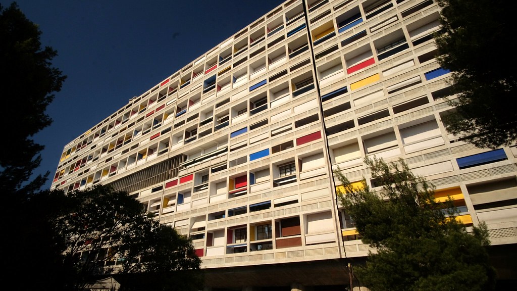 marseille cite radieuse face