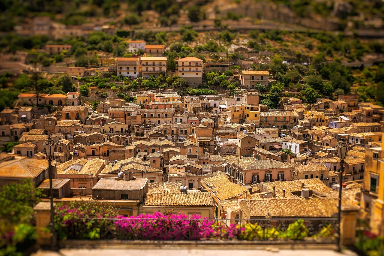 citta sicilia italia mediterraneo