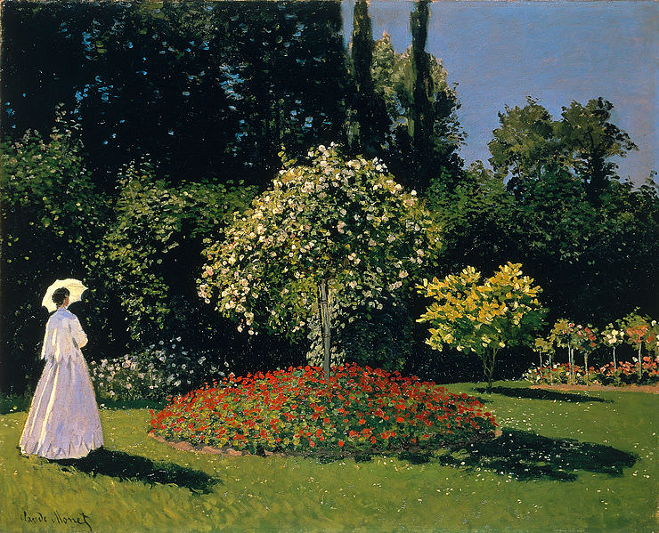 Signora in Giardino a Sainte-Adresse, Monet