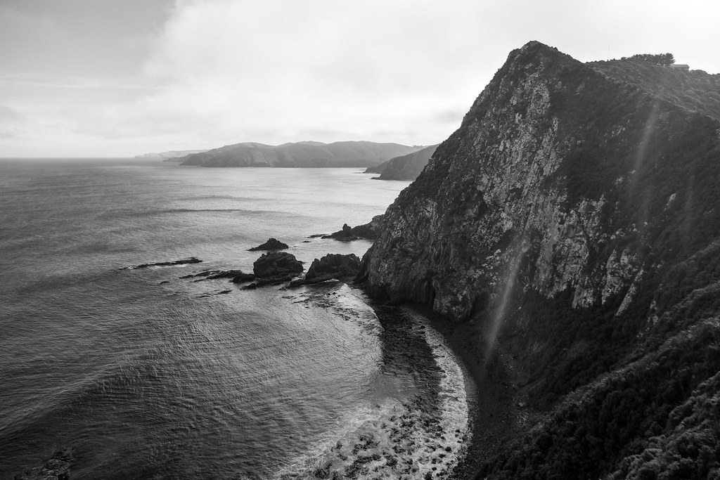 cliffs and sea