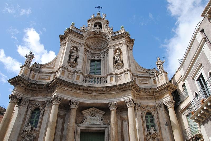 collegiata facciata catania