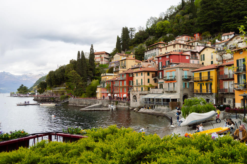 como italy march 25 2023 town menaggio lake como italy