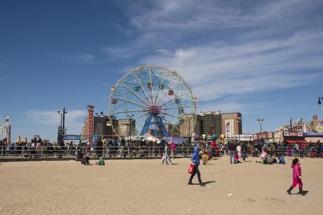 coney island beach in estate