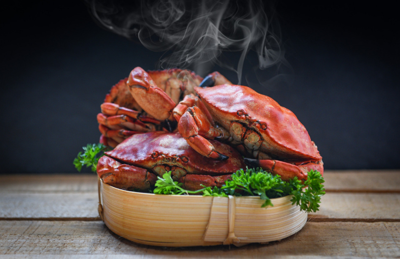 cooked crab steamer dark 1